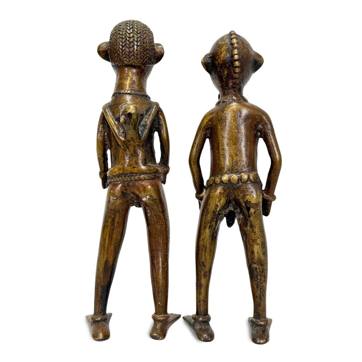 Old Bronze Tikar Figures - Thumbnail 5