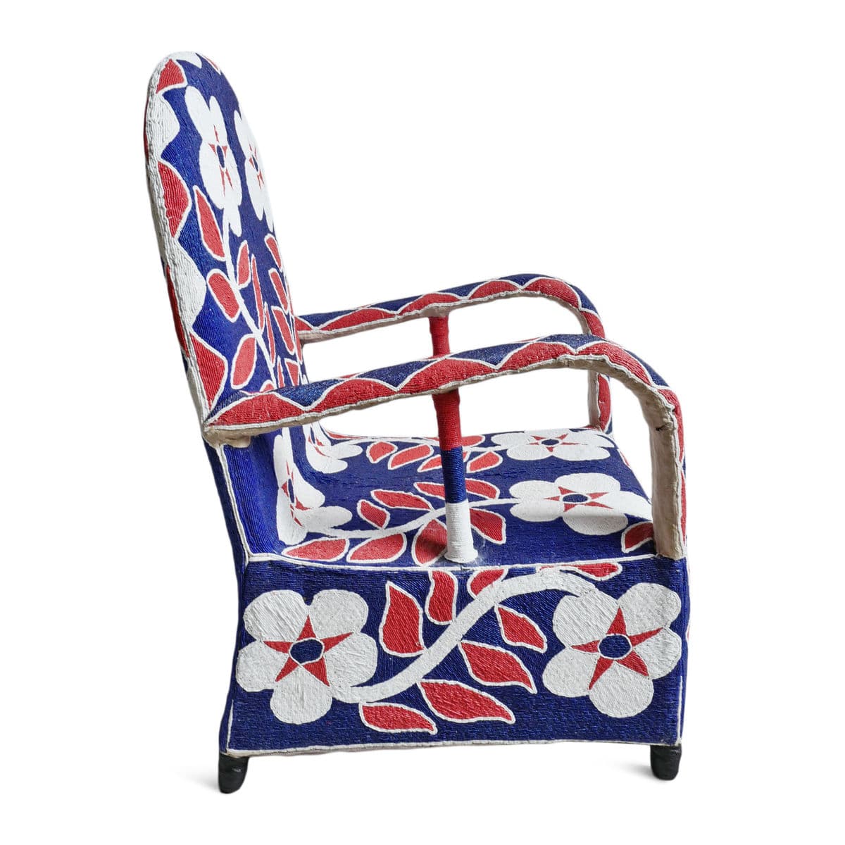 Yoruba Beaded Chair - Thumbnail 5