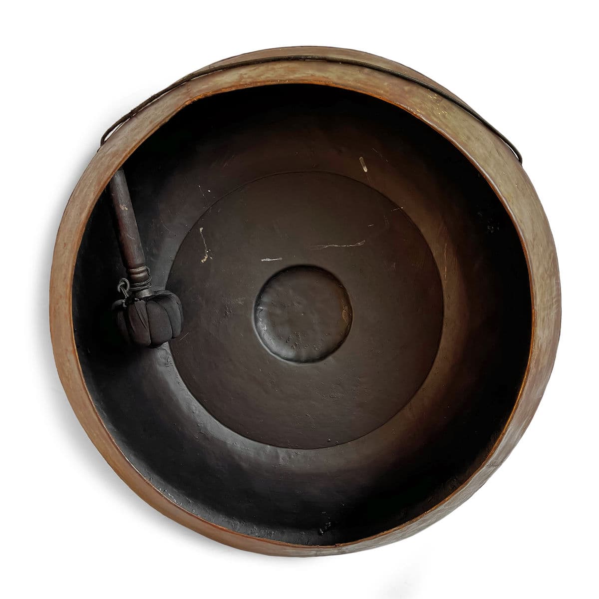 Large Vintage Iron Gong - Thumbnail 5