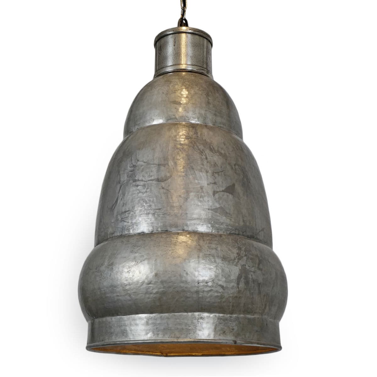 Hammered Nickel Shalet Pendant - Thumbnail 5