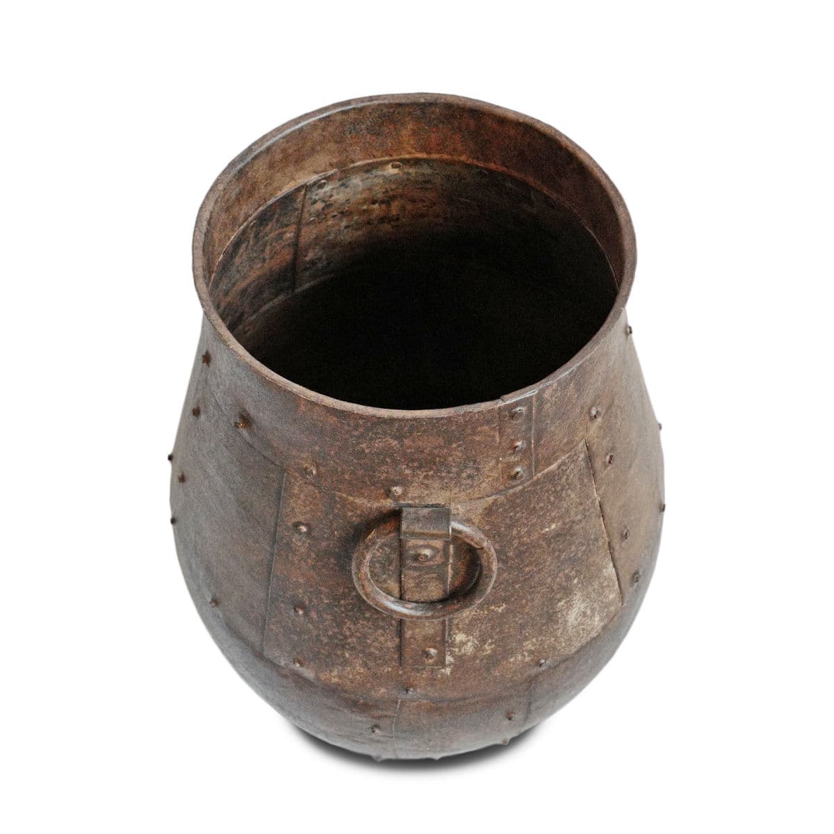 Vintage India Iron Pot - Thumbnail 5