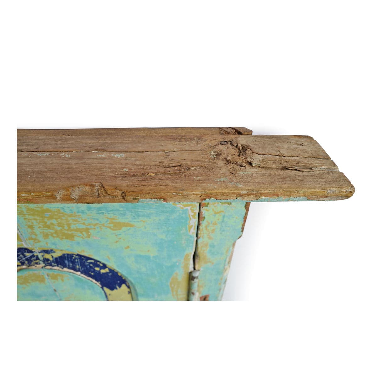 Vintage Wood Shutter Door Mirror - Thumbnail 5