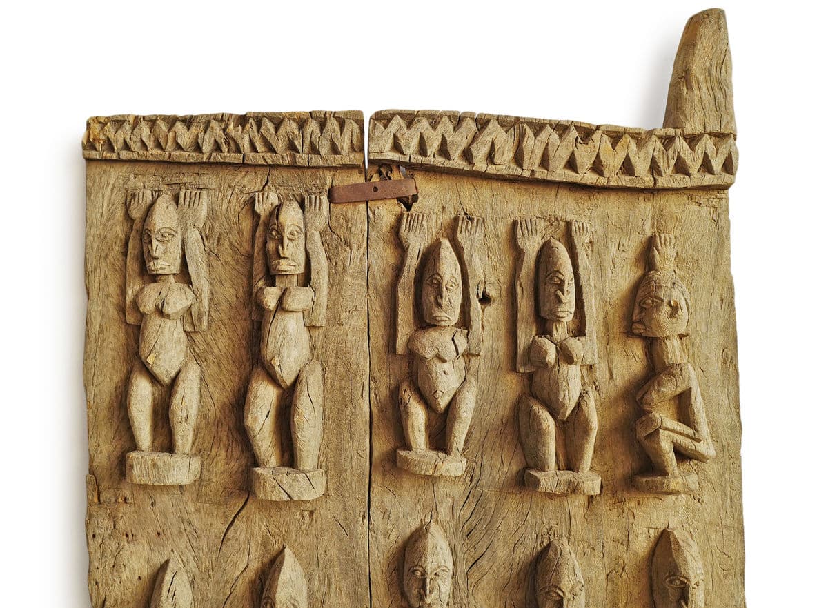 Authentic Old Dogon Granary Door - Thumbnail 5