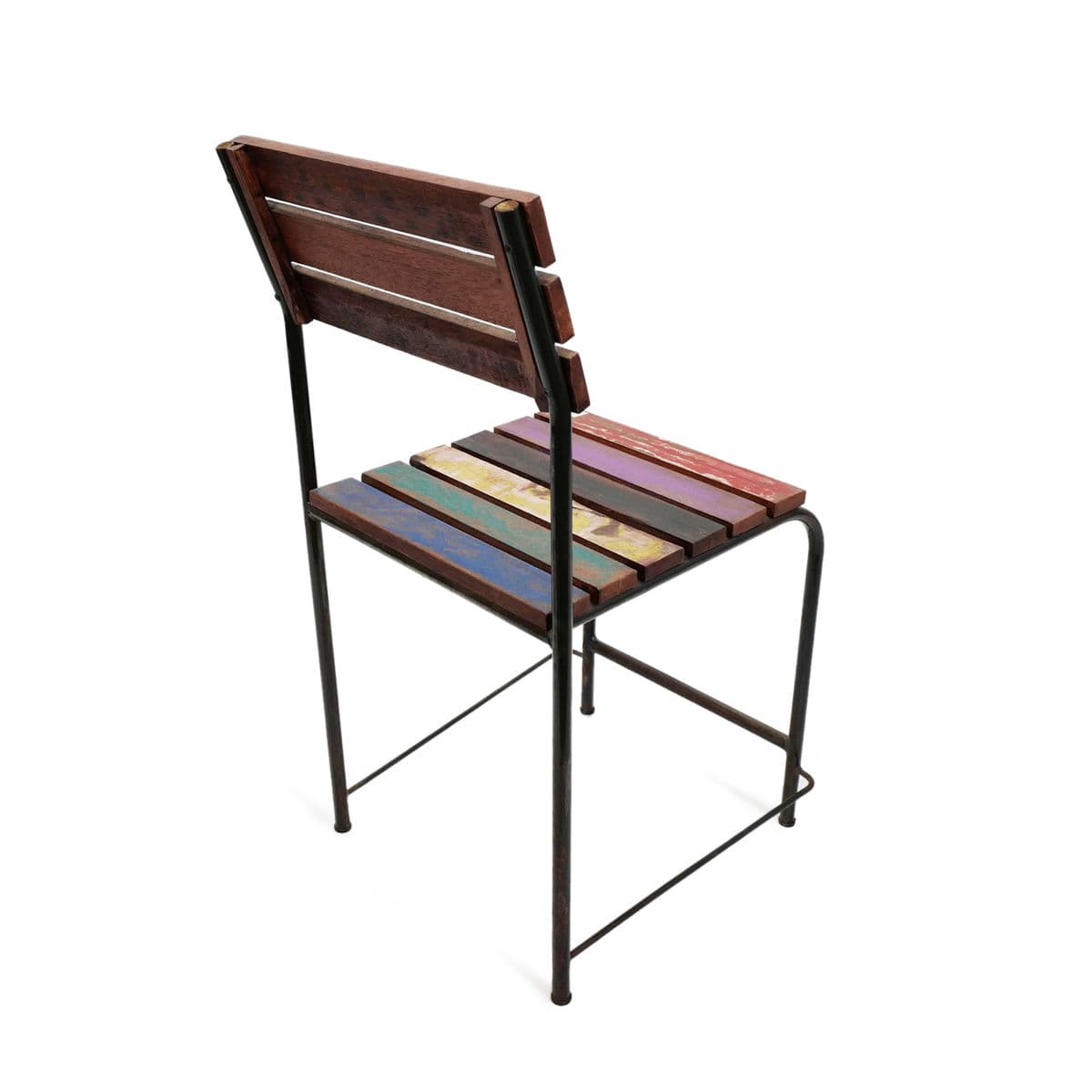 Boat Wood Retro Dining Chair - Thumbnail 5