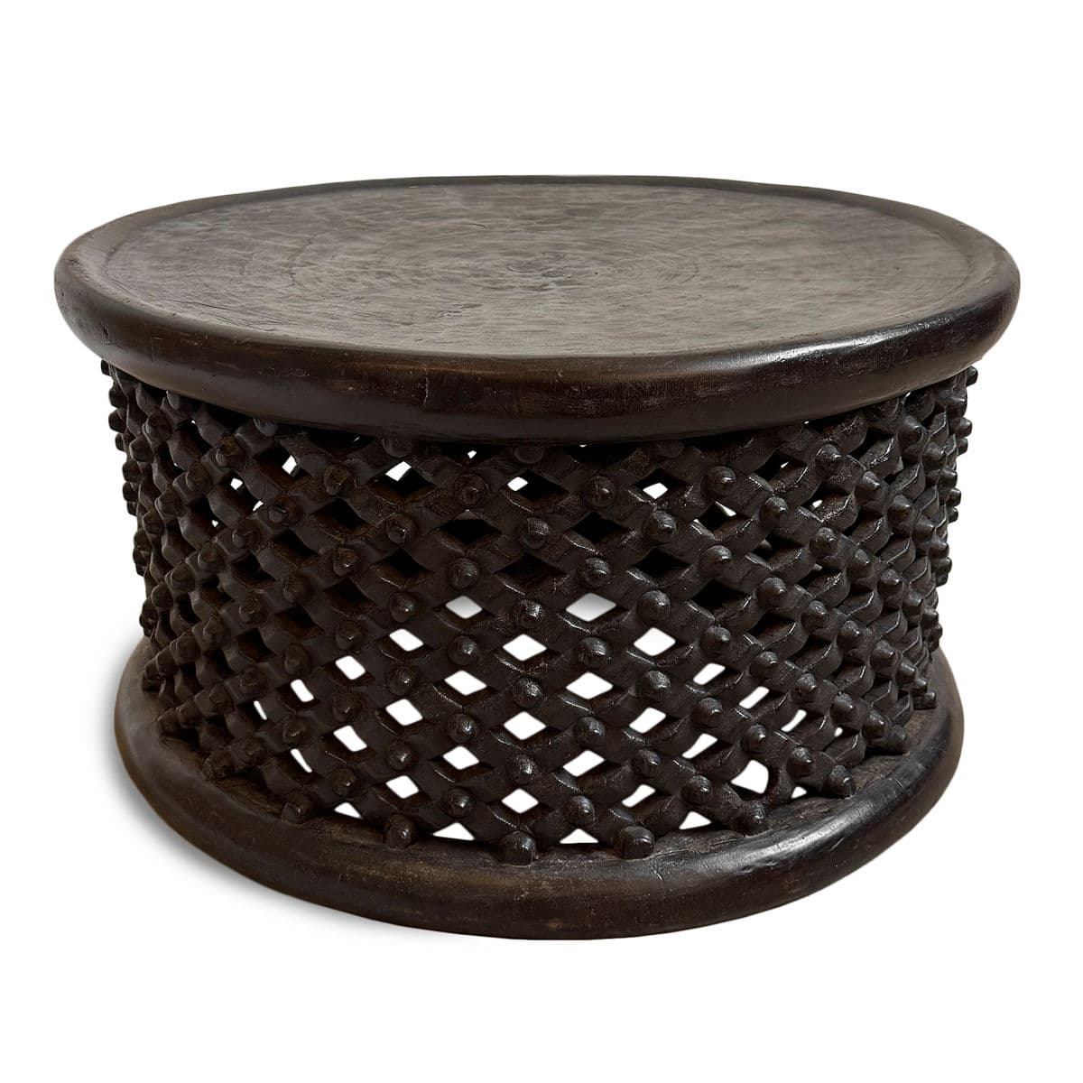 Vintage Bamileke Stool Table - Thumbnail 5