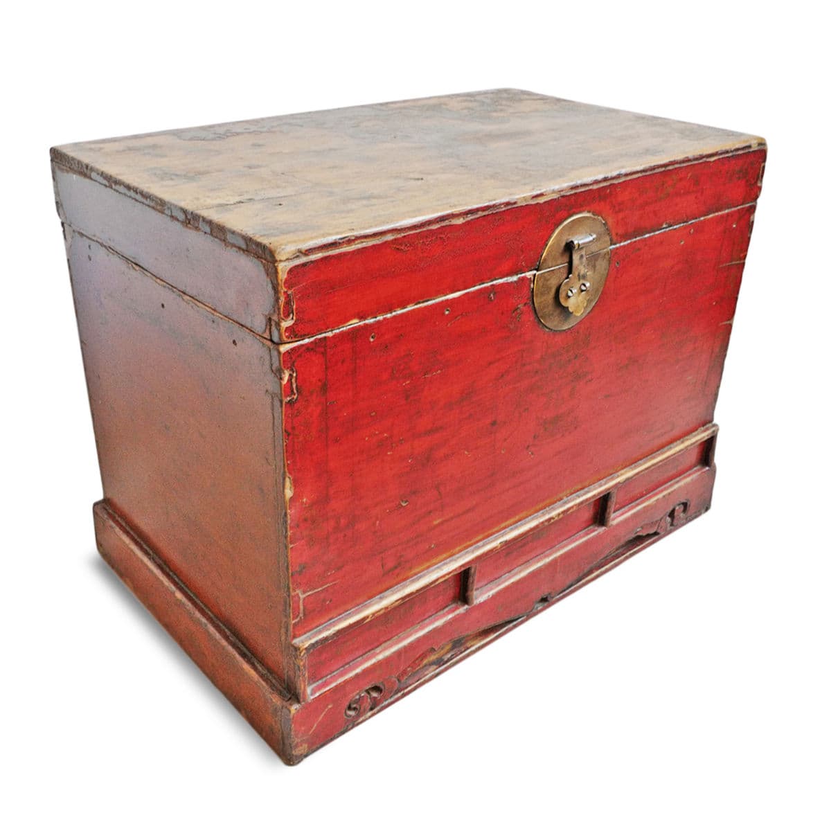Vintage Ming Red Trunk - Thumbnail 5