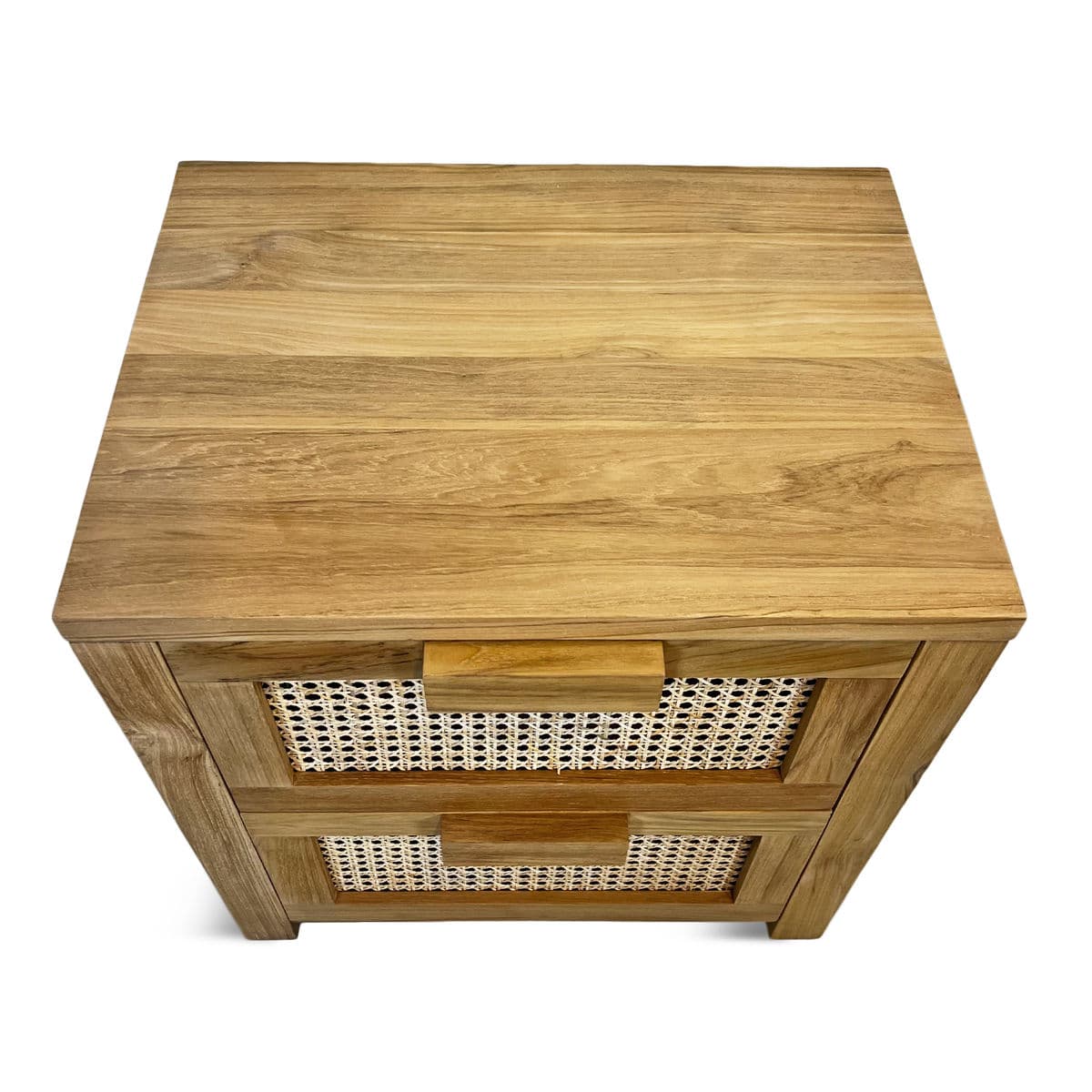 Cane & Teak Bedside Cabinet - Thumbnail 5