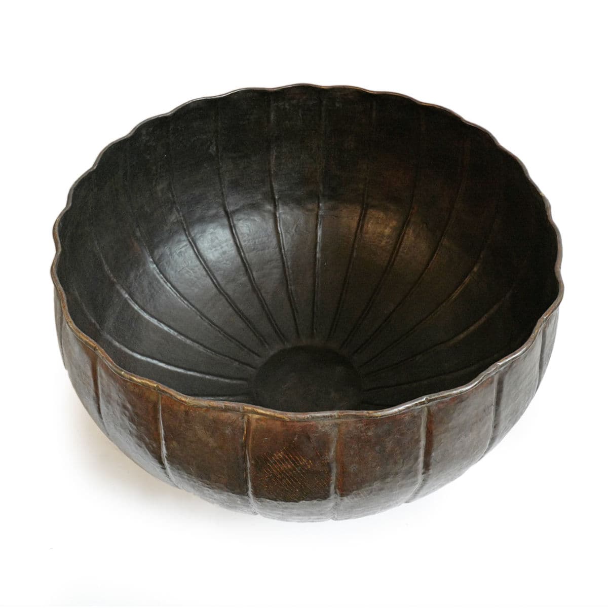Antique Large Bronze Planter Bowl - Thumbnail 5