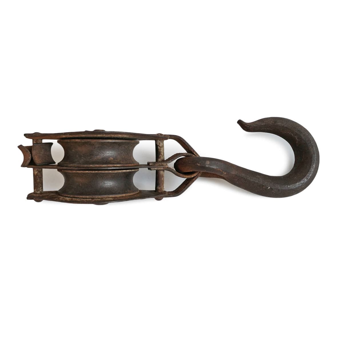 Antique Iron Pulley - Thumbnail 5