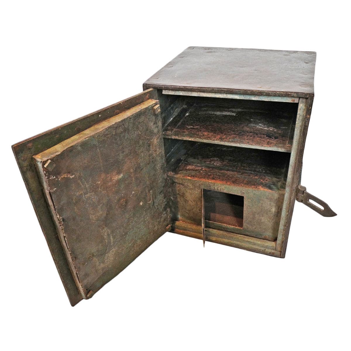 Antique India Iron Safe Box - Thumbnail 5