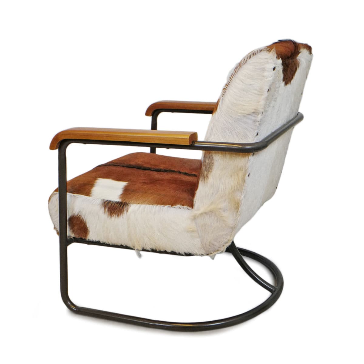 Deco Goat Hide Arm Chair - Thumbnail 5