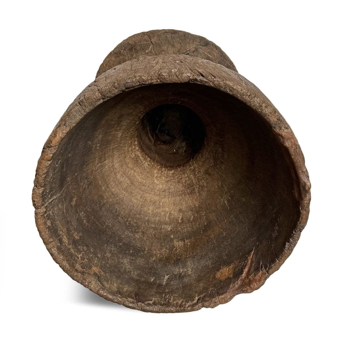 Large Vintage Guinea Wood Pestle Bowl - Thumbnail 5