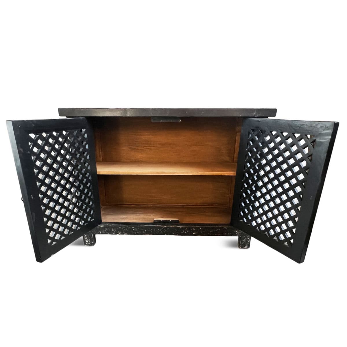 Black Aged Lattice Sideboard - Thumbnail 5