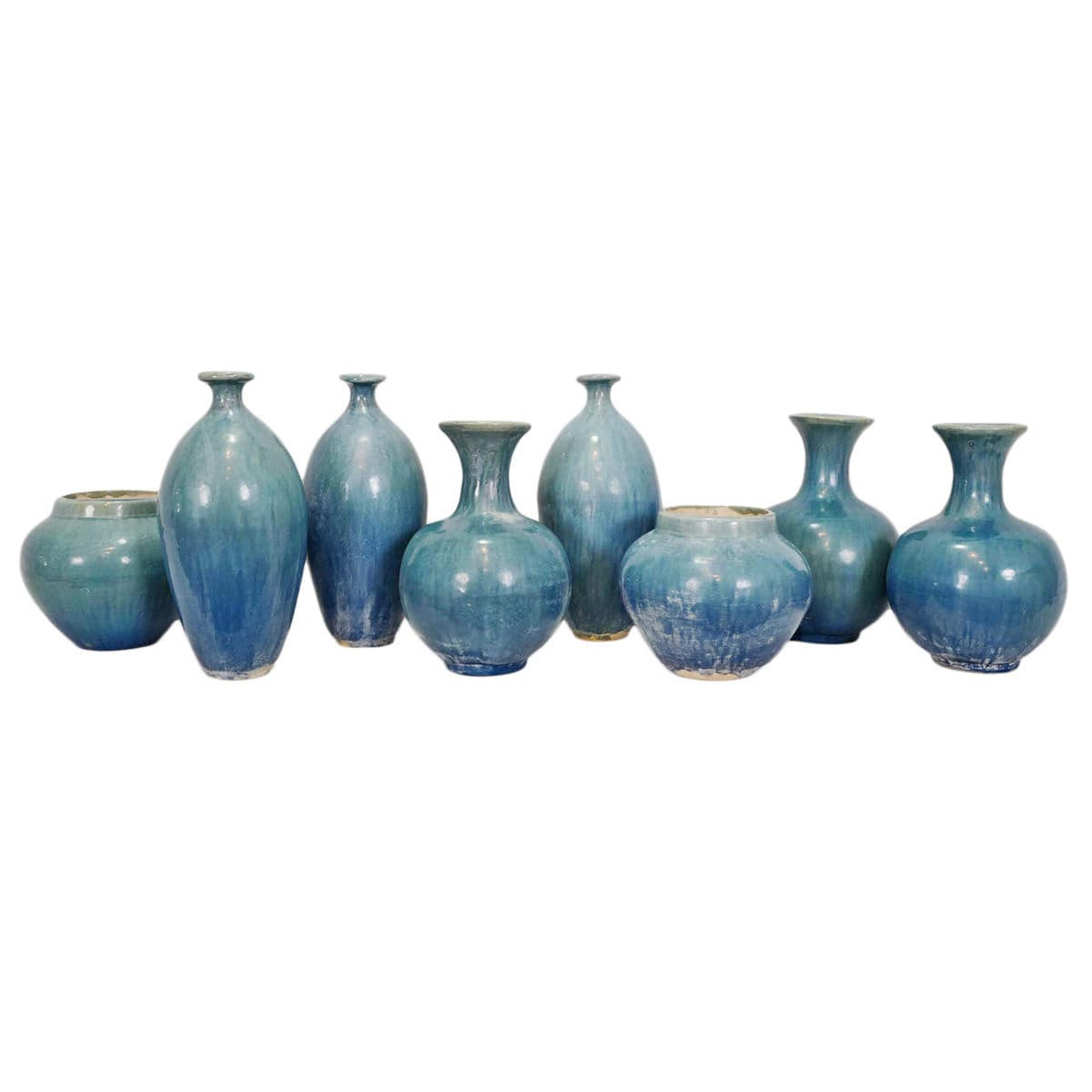 Caspian Blue Ceramic Vase - Thumbnail 5