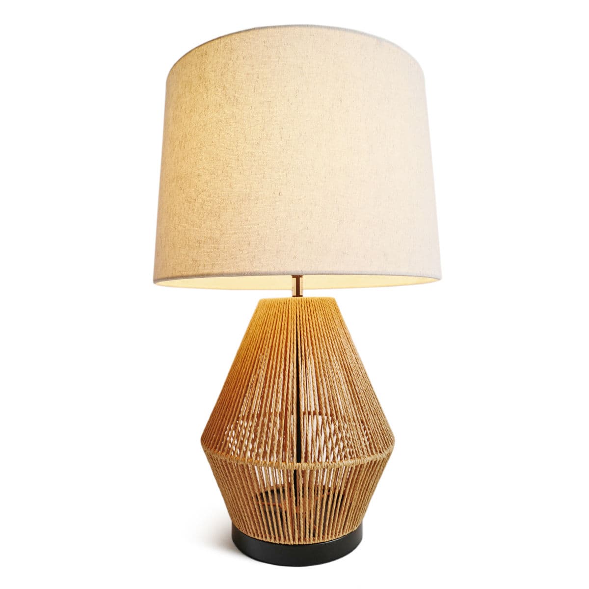 Rattan Rope Table Lamp - Thumbnail 5