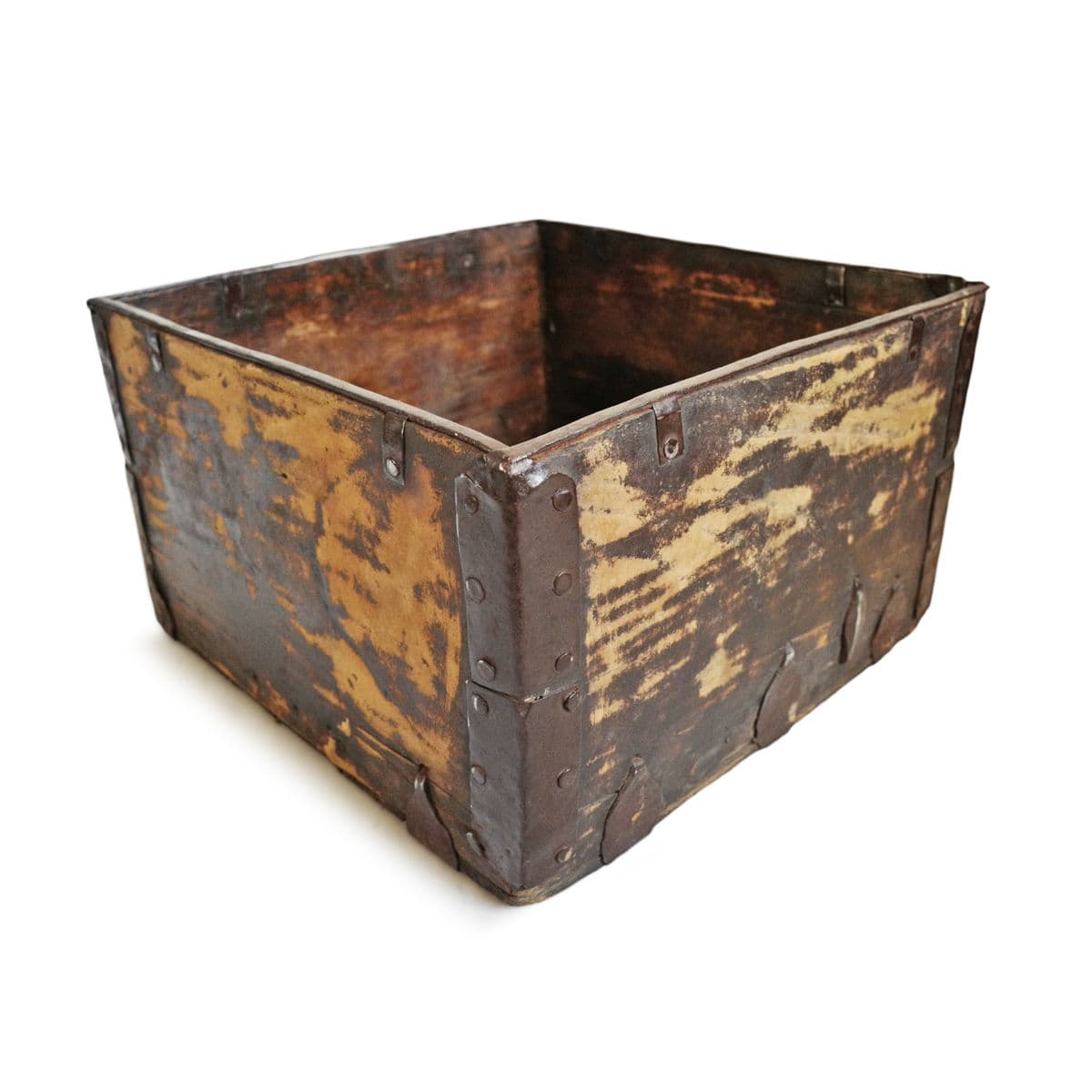 Antique Chinese Wood Rice Box - Thumbnail 5