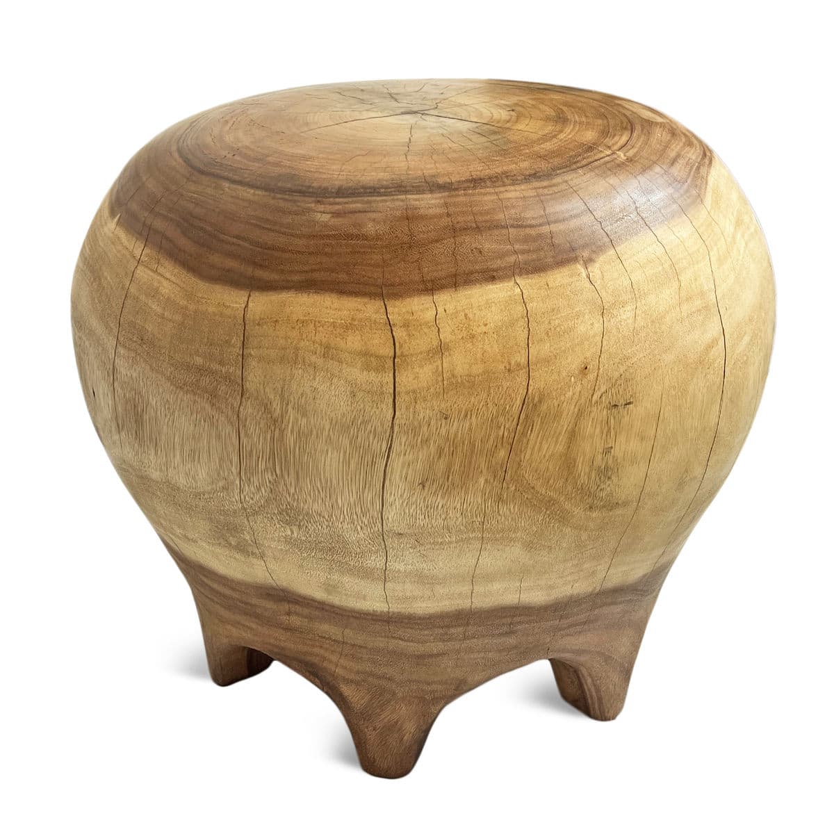 Two Tone Bulb Drop Stool Table - Thumbnail 5