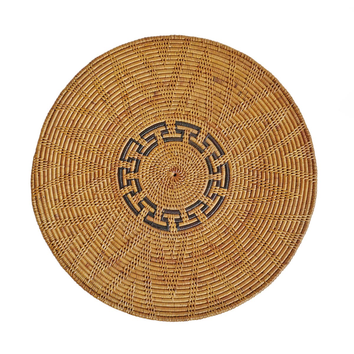 Rattan Border Basket w/Lid - Thumbnail 5