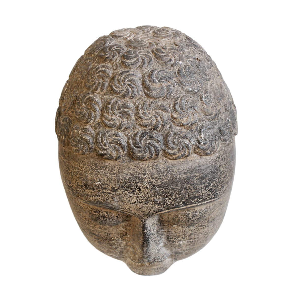 Black Stone Buddha Head - Thumbnail 5