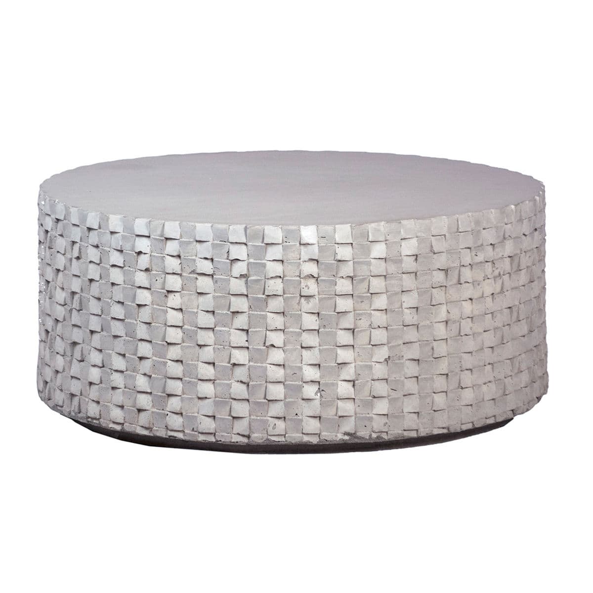 Outdoor Jenga Round Coffee Table - Thumbnail 5