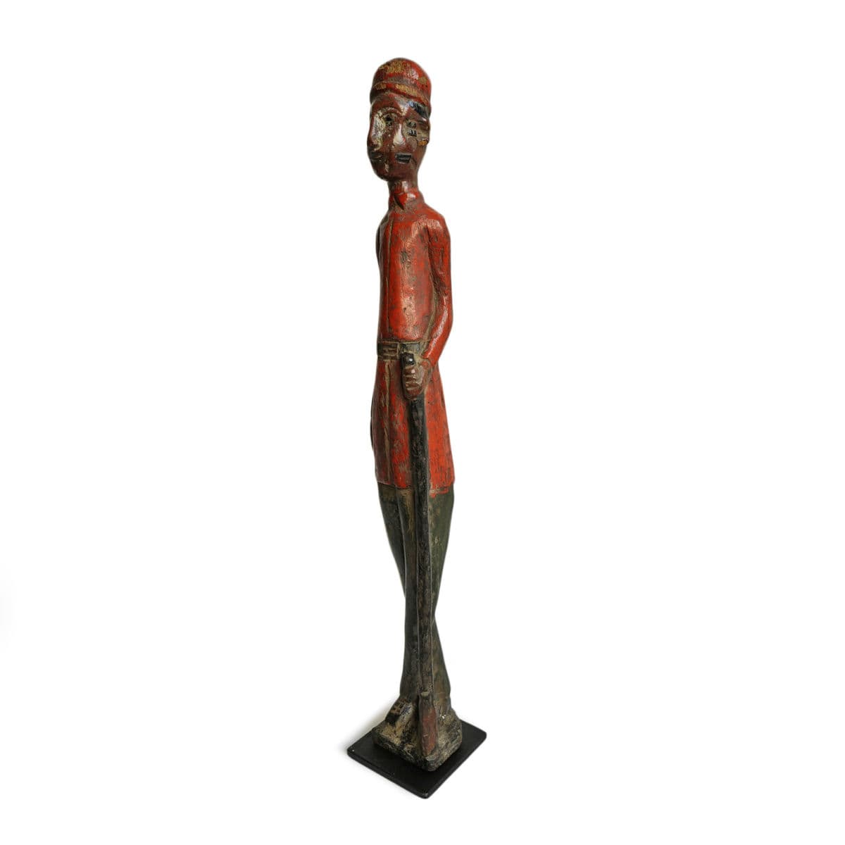 Old Colonial Wood Figure Mali - Thumbnail 5