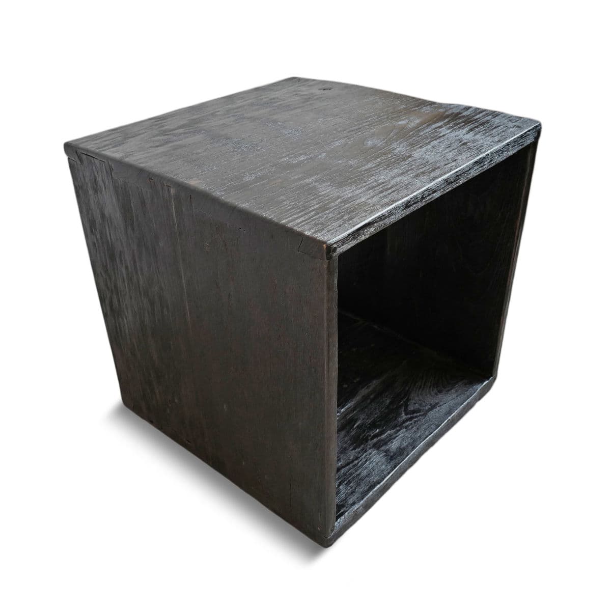 Ebony Teak Box Side Table - Thumbnail 5