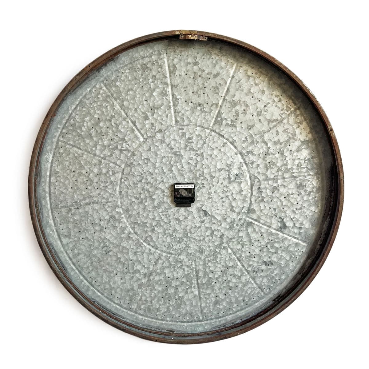 Vintage Style Galvanized Clock - Thumbnail 5