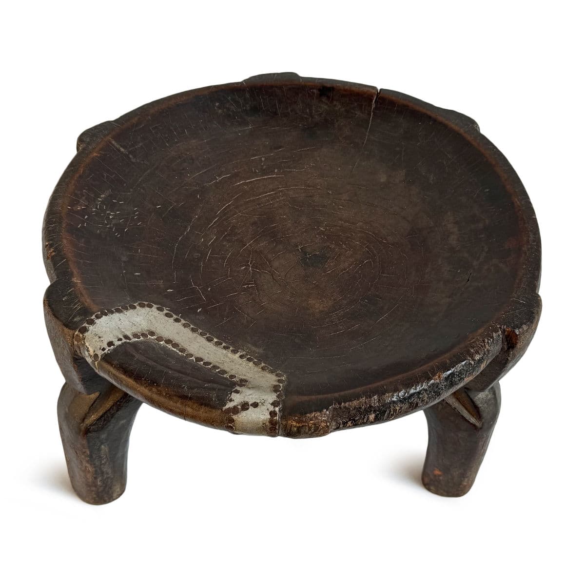 Vintage Tanzania Hehe Stool - Thumbnail 5