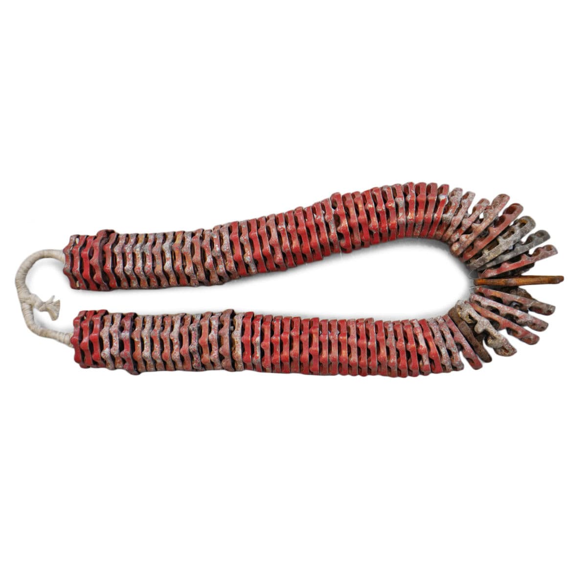 Vintage Red Iron Faucet Handle Grouping - Thumbnail 5