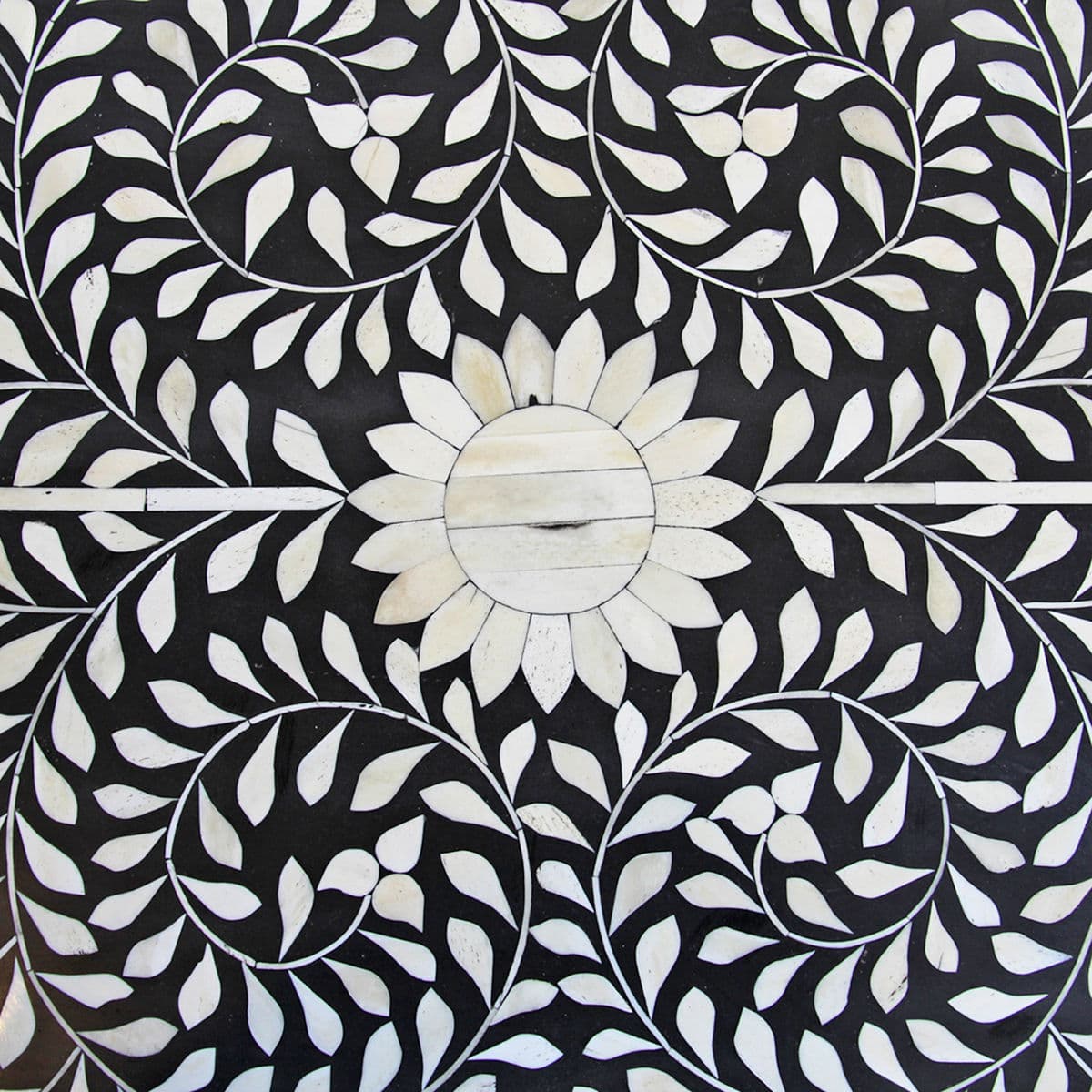 Black & White Inlay Waterfall Console - Thumbnail 5