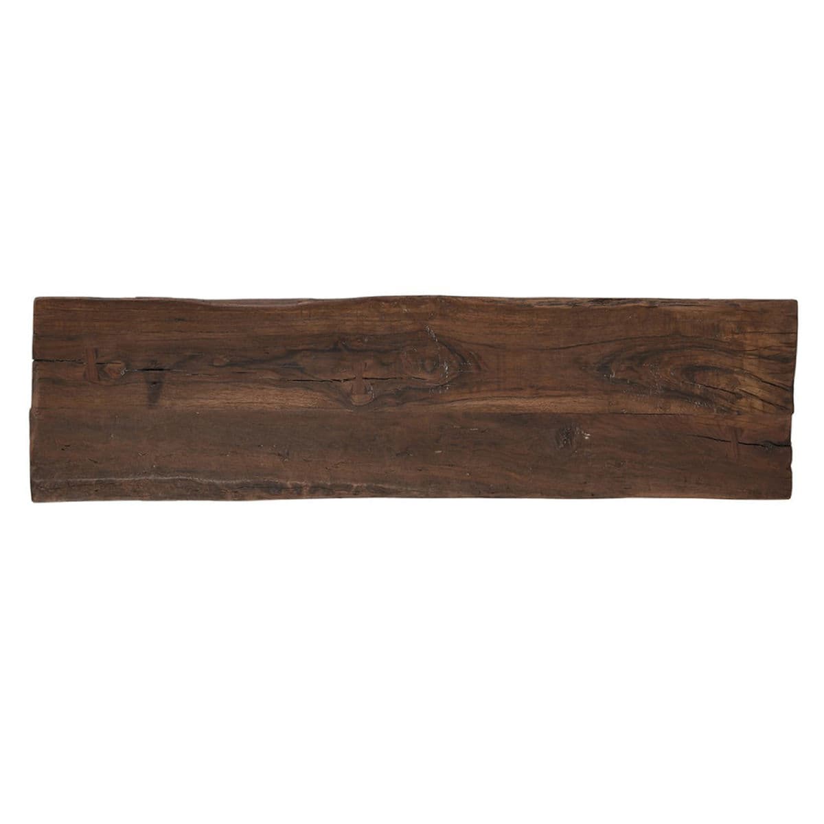 Reclaimed Wood Beam & Iron Console - Thumbnail 5