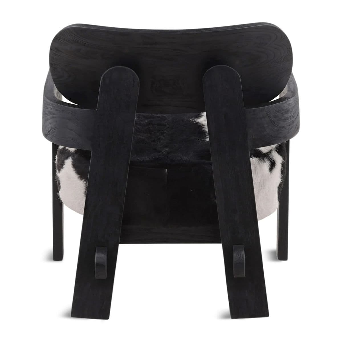Mod Black & White Hide Chair - Thumbnail 5