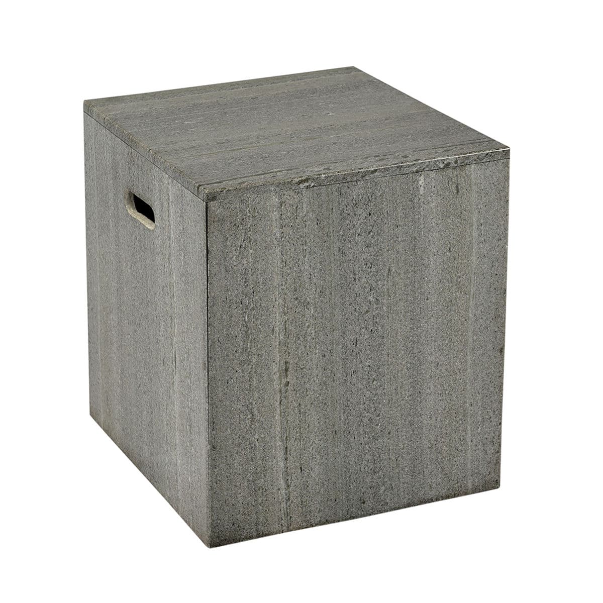 Grey Marble Cube Stool / Table - Thumbnail 5
