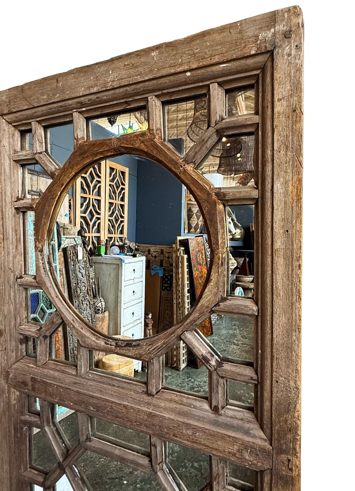 Pair of Vintage Deco Mirror Screens - Thumbnail 5
