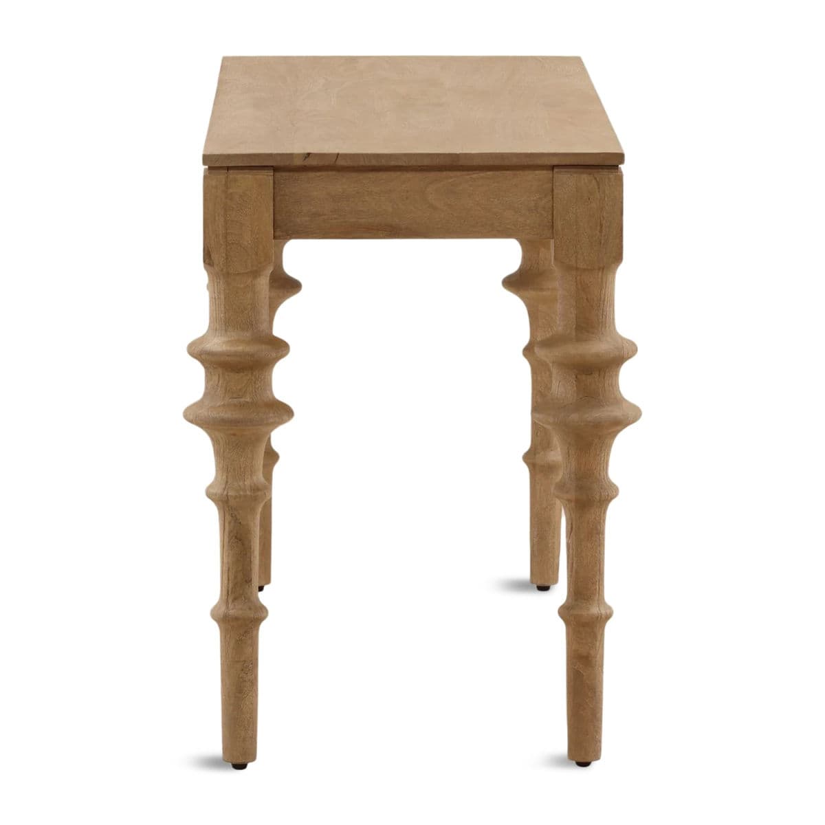 Natural Mango Wood Desk - Thumbnail 5