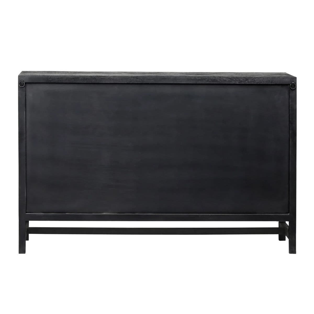 Hendrix Black Wood & Cane Sideboard - Thumbnail 5