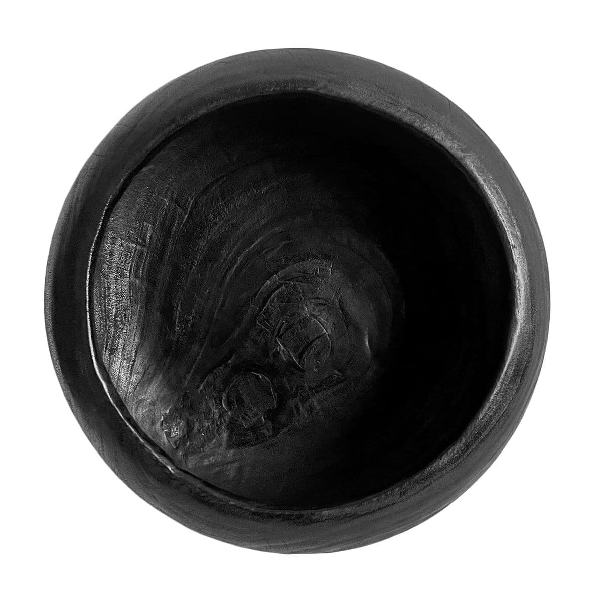 Low Profile Black Wood Bowl - Thumbnail 5
