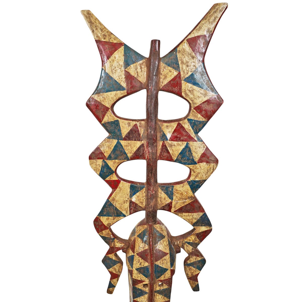Vintage Burkina Faso Nwenka Mask - Thumbnail 5