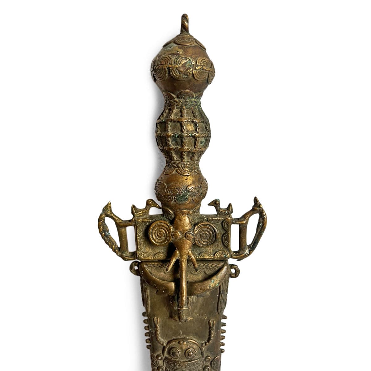 Antique Akan Ashanti Bronze Ceremony Knife - Thumbnail 5