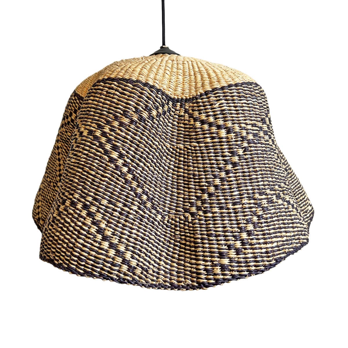 Bolga Wave Basket Light Pendant - Thumbnail 5