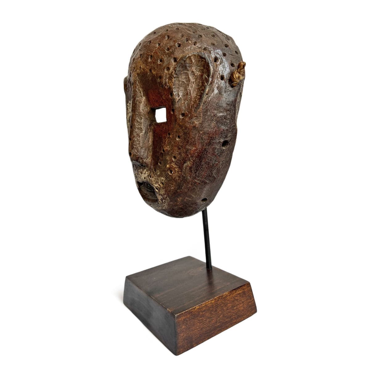 Old Mbaka Leopard Mask on Stand - Thumbnail 5