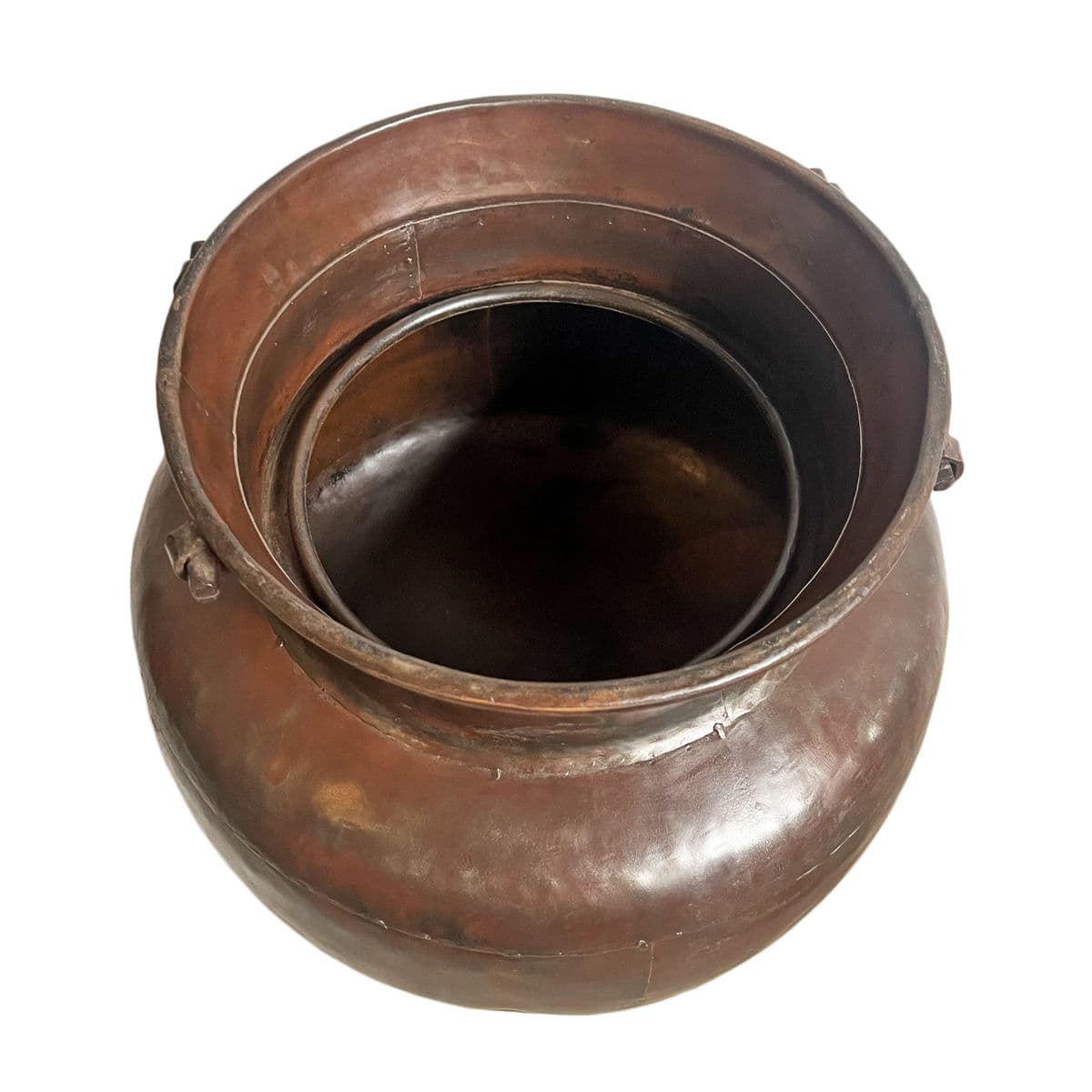 Vintage India Iron Pot - Thumbnail 5