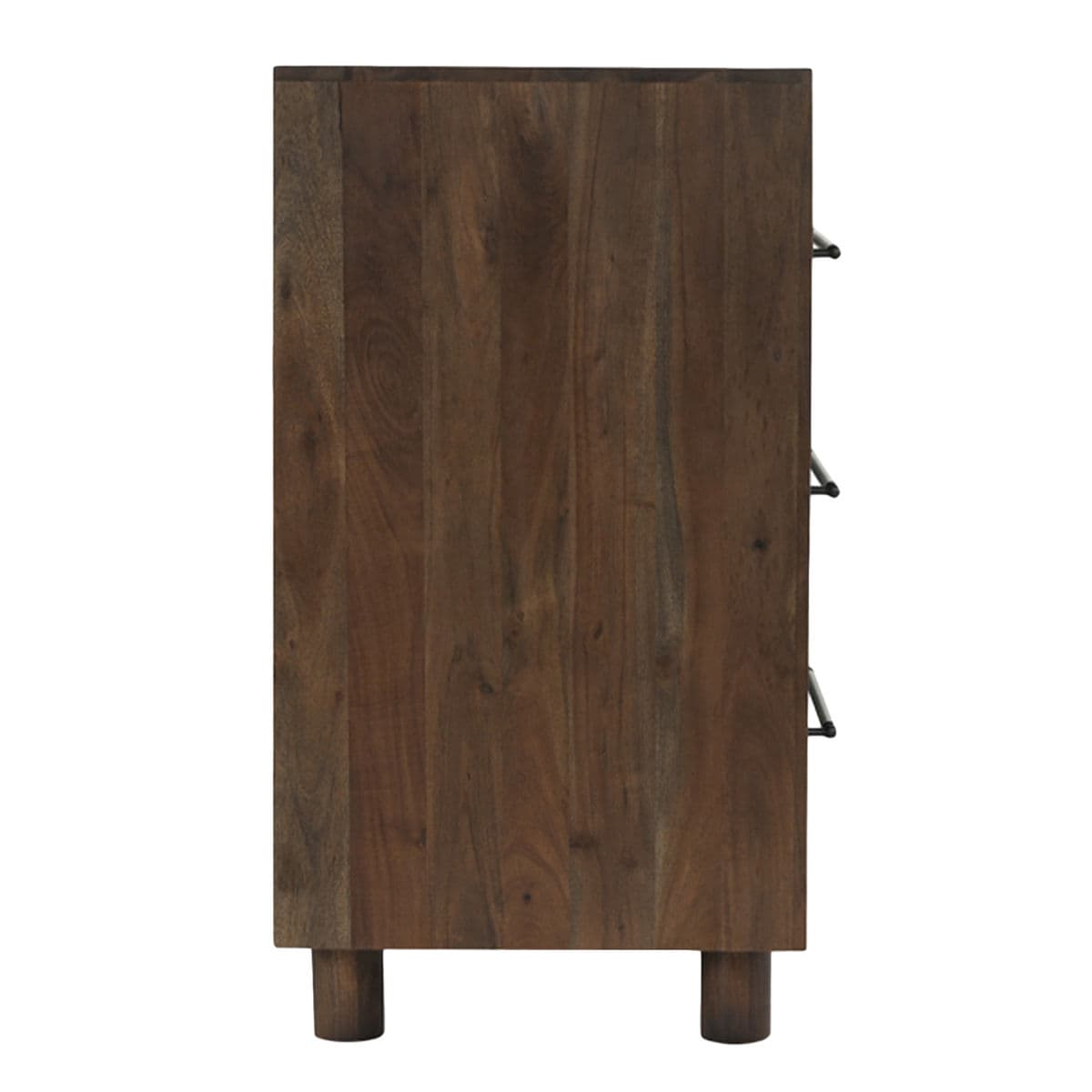 Modern Brown Acacia 9-Drawer Dresser - Thumbnail 5