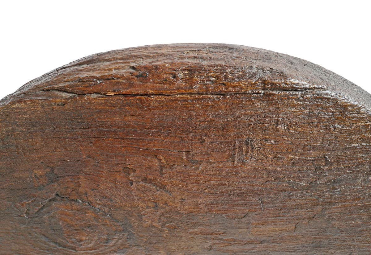 Vintage Wood Wheel on Stand - Thumbnail 5