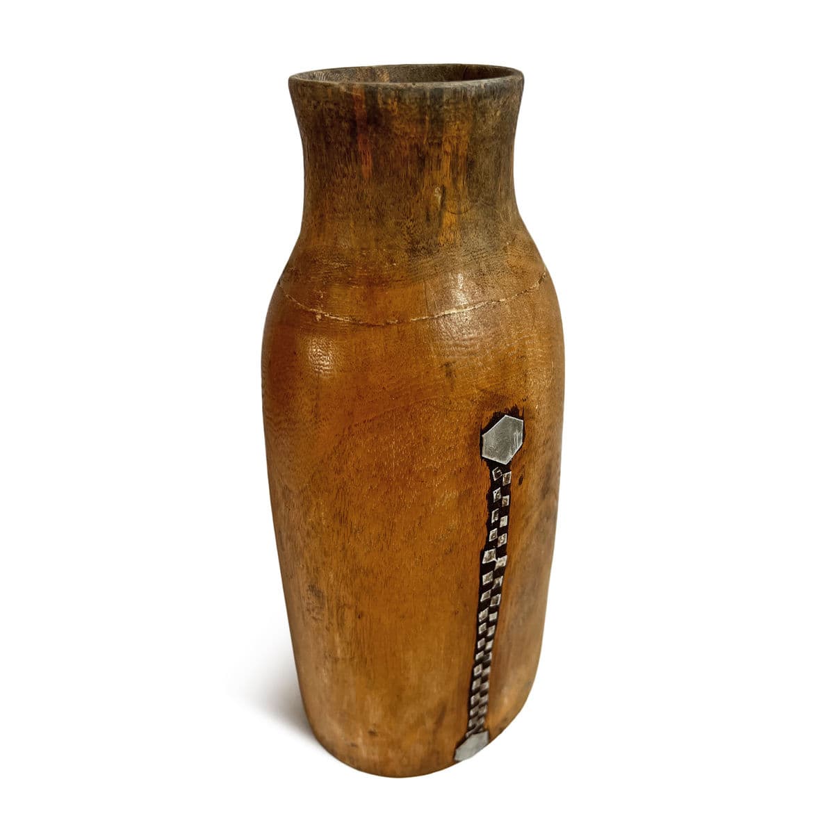 Vintage Tutsi Wood Pot - Thumbnail 5