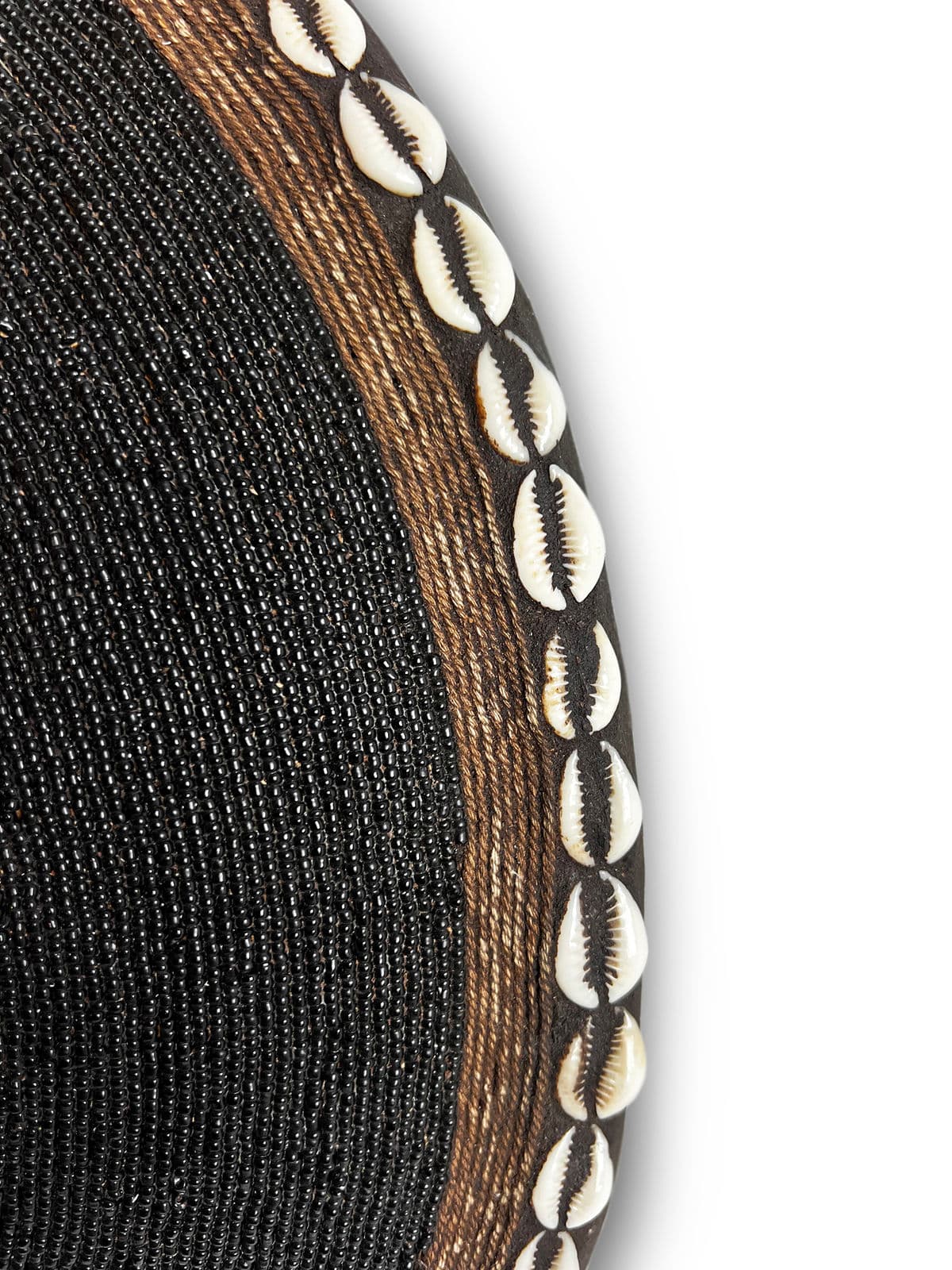 Black Beaded Cowry Shield - Thumbnail 5