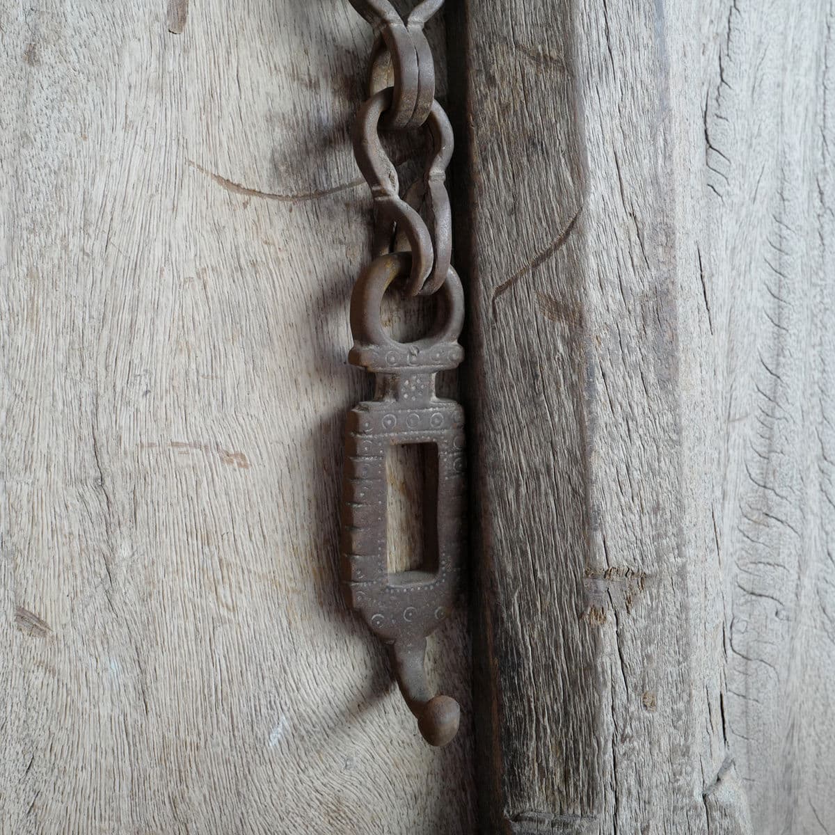 Old Peshwari Teak Door - Thumbnail 5