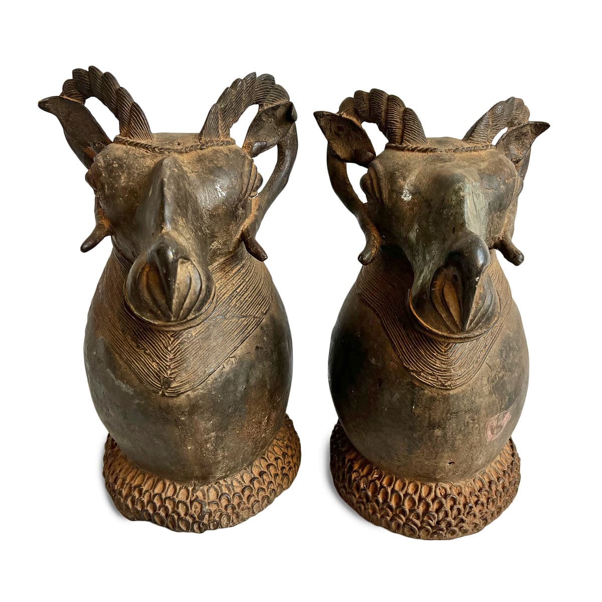 Bronze Benin Ram Head - Thumbnail 5