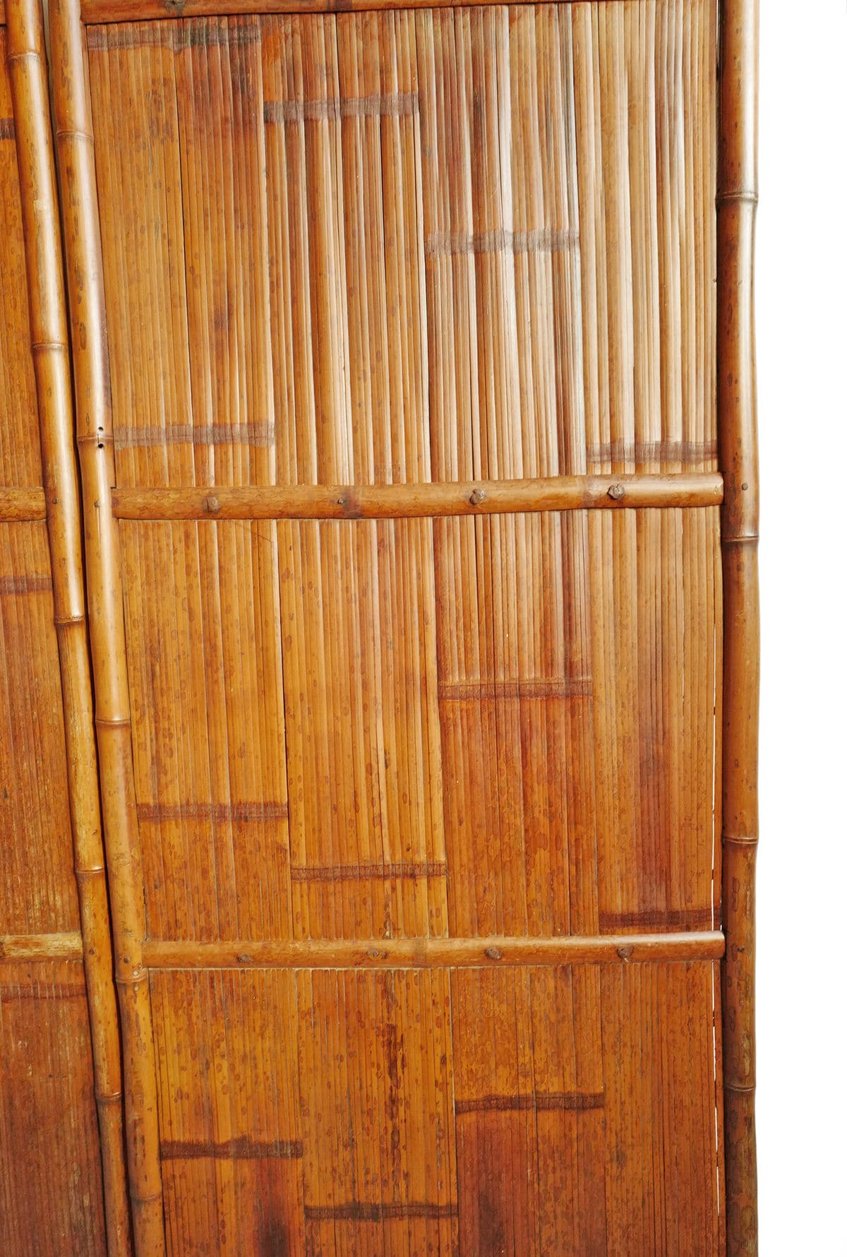 Vintage Bamboo Screen Panels Set of Four - Thumbnail 5