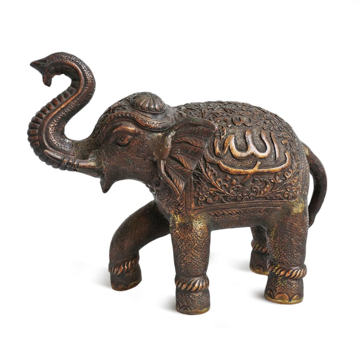 Antique Copper Elephant - Thumbnail 5